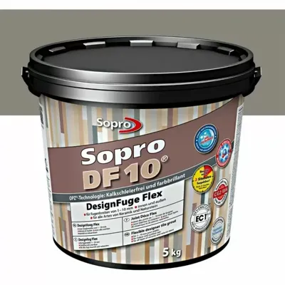 Sopro DF10 Voegmortel Designvoeg Flex 5 kg Steengrijs nr 22 Sopro Sopro DF10 Voegmortel Designvoeg Flex 5 kg Steengrijs nr 22 Sopro