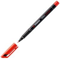 STABILO OHPen, permanent marker, fine 0.7 mm, rood, per stuk - thumbnail