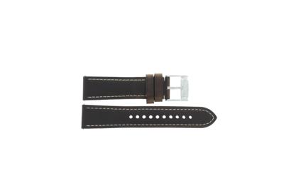 Horlogeband Fossil FS5146 Leder Bruin 22mm