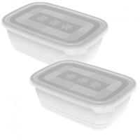 Rotho Freeze Diepvriesdozen 2x1.9L Transparant - thumbnail