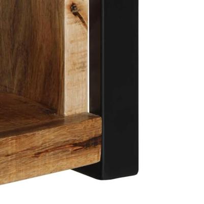 Tv-meubel 80x30x35 cm massief ruw mangohout
