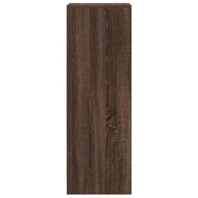 Dressoir met LED 42,5x34x100 cm bewerkt hout bruin eikenkleur Dressoir met LED 42,5x34x100 cm bewerkt hout bruin eikenkleur