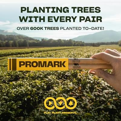 ProMark Mike McIntosh Light FireGrain Marching drumstokken met houten tip ProMark Mike McIntosh Light FireGrain Marching drumstokken met houten tip