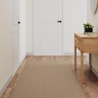 VidaXL Tapijtloper 80x200 cm sisal-look zandkleurig - thumbnail