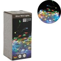 Lichtketting 80 LED EU-stekker multi color 790 cm | 24 stuks - thumbnail
