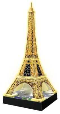 Ravensburger 3D Puzzel Eiffeltoren Night Edition 216 stukjes - thumbnail