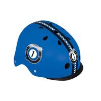 Globber helm elite lights racing blue - thumbnail