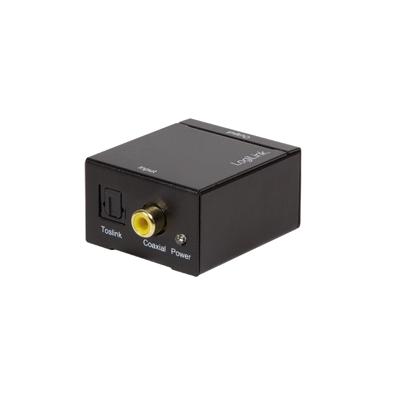 LogiLink CA0100 LogiLink - Digital-Analog-Audiowandler Toslink / Cinch Audio Adapter [1x Toslink-bus (ODT), Cinch-koppeling - 1x Cinch-koppeling,