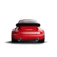 Baghera Speelgoedauto Porsche 911 Rood - thumbnail