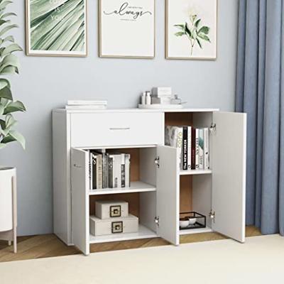 VidaXL Dressoir 88x30x70 cm bewerkt hout wit VidaXL Dressoir 88x30x70 cm bewerkt hout wit