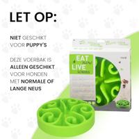 Eat Slow Live Longer Original Green S - thumbnail