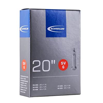 Schwalbe binnenband 20 x 1 1/8-1.50 (28/40-406) sv6 fv 40 mm