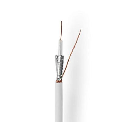 Coaxkabel | RG59U | 100 m | Rol | Wit Coaxkabel | RG59U | 100 m | Rol | Wit