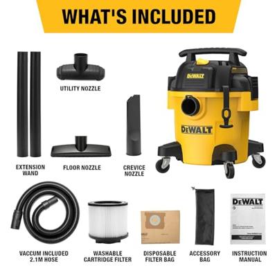 DeWALT DXV20P 20L Nat- en Droogstofzuiger 230V - thumbnail