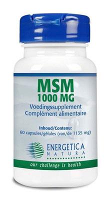Energetica Natura MSM 1000mg Capsules Energetica Natura MSM 1000mg Capsules