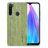 Xiaomi Redmi Note 8T | Bumper Hoesje | Green Wood - thumbnail