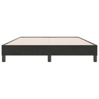 Bedframe zonder matras 160x220 cm fluweel zwart - thumbnail
