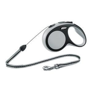 Flexi New COMFORT Hond Intrekbare riem Zwart, Grijs 8 m