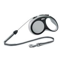 Flexi New COMFORT Hond Intrekbare riem Zwart, Grijs 8 m - thumbnail