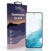 Lunso - Gehard Beschermglas - Full Cover Tempered Glass - Samsung Galaxy S22 - thumbnail