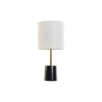 Bureaulamp DKD Home Decor Wit Zwart Metaal Marmer 50 W 220 V 20 x 20 x 42 cm - thumbnail