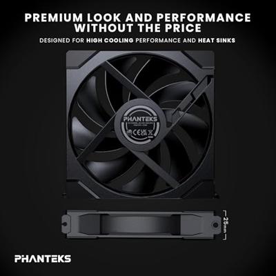 Phanteks PH-F140M25_G2_BBK01_3P PC-ventilator Zwart