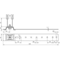 DEHN DLH DG 8 H32 L205 V2A AL Dakgeleiderhouder 1 stuk(s) - thumbnail