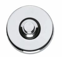 Intersteel Deurbel rond verdekt ø49x7mm - chroom - thumbnail