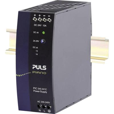 PULS PIC240.241C DIN-rail netvoeding 24 V/DC 10 A 240 W Aantal uitgangen:1 x Inhoud 1 stuk(s) PULS PIC240.241C DIN-rail netvoeding 24 V/DC 10 A 240 W Aantal uitgangen:1 x Inhoud 1 stuk(s)