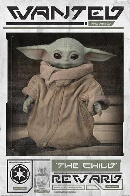 Poster Star Wars - The Mandalorian - Wanted the Child 61x91,5cm Poster Star Wars - The Mandalorian - Wanted the Child 61x91,5cm