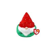 TY Teeny Puffies Christmas Gnome Red Hat 10cm - thumbnail