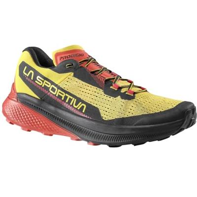 Hardloopschoenen voor Volwassenen La Sportiva Prodigio Geel Schoenmaat 45.5 Hardloopschoenen voor Volwassenen La Sportiva Prodigio Geel Schoenmaat 45.5