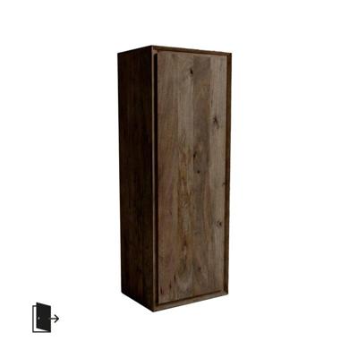 LABEL51 Bergkast Nori - Espresso - Mangohout - 140 cm - Rechts