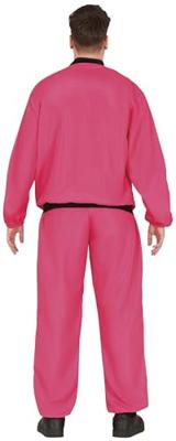 Neon Pink Tracksuit Heren