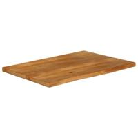 Tafelblad met natuurlijke rand 100x60x2,5 cm massief mangohout - thumbnail
