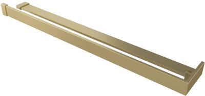 Saqu Modulo handdoekhouder met planchet voor douchewand 120cm Geborsteld Messing Saqu Modulo handdoekhouder met planchet voor douchewand 120cm Geborsteld Messing