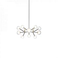 Tooy Nabila 12 Hanglamp - Zwart - Messing - thumbnail