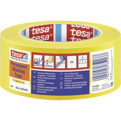 Tesa markeertape geel 50mm 33mtr | 6 stuk stuks