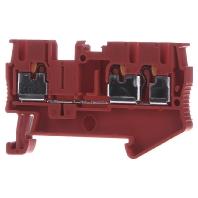 Phoenix Contact 3211223 Doorgangsklem 5.2 mm Snelaansluiting Rood 50 stuk(s) - thumbnail