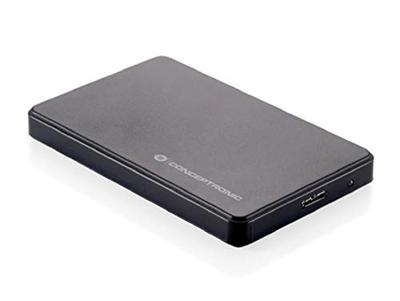 Conceptronic 2,5 Harddisk Box Mini USB 3.0 Stroomvoorziening via USB