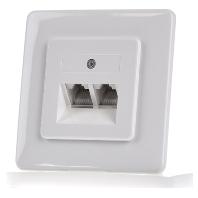 Rutenbeck IAE/UAE2x8(4)TRSUPrw Netwerkdoos Inbouw (in muur) Inzet met centraalstuk en frame Wit Rutenbeck IAE/UAE2x8(4)TRSUPrw Netwerkdoos Inbouw (in muur) Inzet met centraalstuk en frame Wit