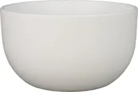 Schaal boule d26h14cm wit mat - thumbnail