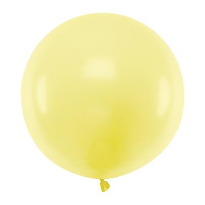 Grote Ballon 60 cm Pastel Licht Geel