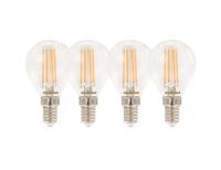 Sylvania Ledlamp - e14 - 470 lm - kogel - helder - 4 stuks - thumbnail