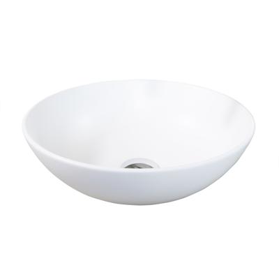 Waskom INK Otello Large Rond 40x12 cm Porselein Mat Wit Waskom INK Otello Large Rond 40x12 cm Porselein Mat Wit