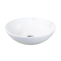 Waskom INK Otello Large Rond 40x12 cm Porselein Mat Wit - thumbnail