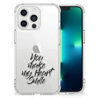Apple iPhone 13 Pro Telefoonhoesje met tekst Heart Smile - thumbnail