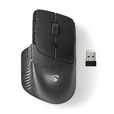 Nedis Muis | Draadloos | 800 / 1200 / 1600 dpi | Instelbare DPI | Aantal knoppen: 6 | Rechtshandig - MSWS510BK Nedis Muis | Draadloos | 800 / 1200 / 1600 dpi | Instelbare DPI | Aantal knoppen: 6 | Rechtshandig - MSWS510BK