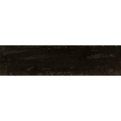 Wandtegel Ragno Look Nero 6x24 cm Glans Zwart Jos.