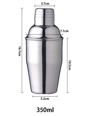 Krumble Cocktail Shaker - 3-delige set - RVS